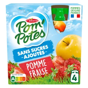 Compotes pomme fraise - 90g