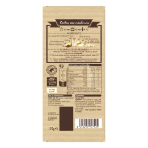 Tablette de chocolat blanc - 170g